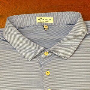 Purple Peter Millar Men's Summer Comfort Performance Polo